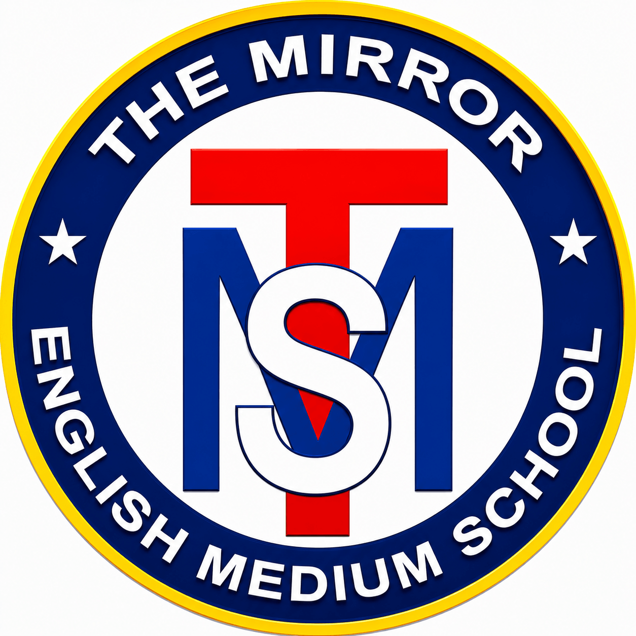 The Mirror English Medium School crest